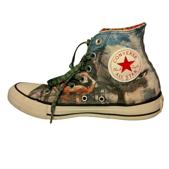 Converse All Star Shoes Superman High Top Men 5 Women 7 DC High Top Sneakers - Picture 4 of 16